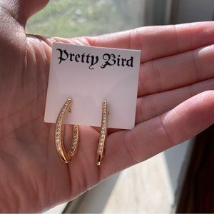 Beautiful 18k Gold Plated Earrings by Pretty Bird Jewelry